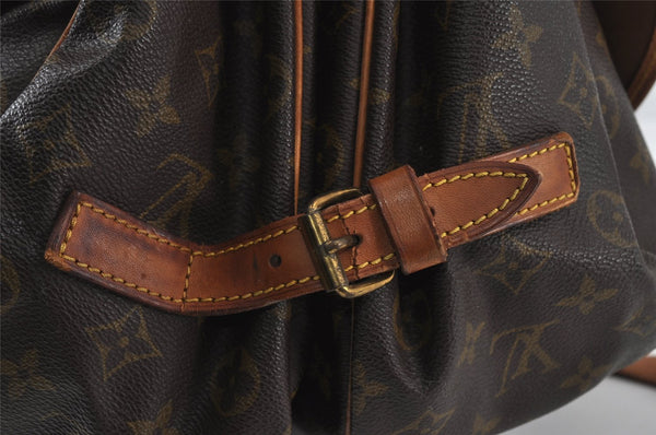 Authentic Louis Vuitton Monogram Saumur 35 Shoulder Cross Bag M42254 Junk 4419I