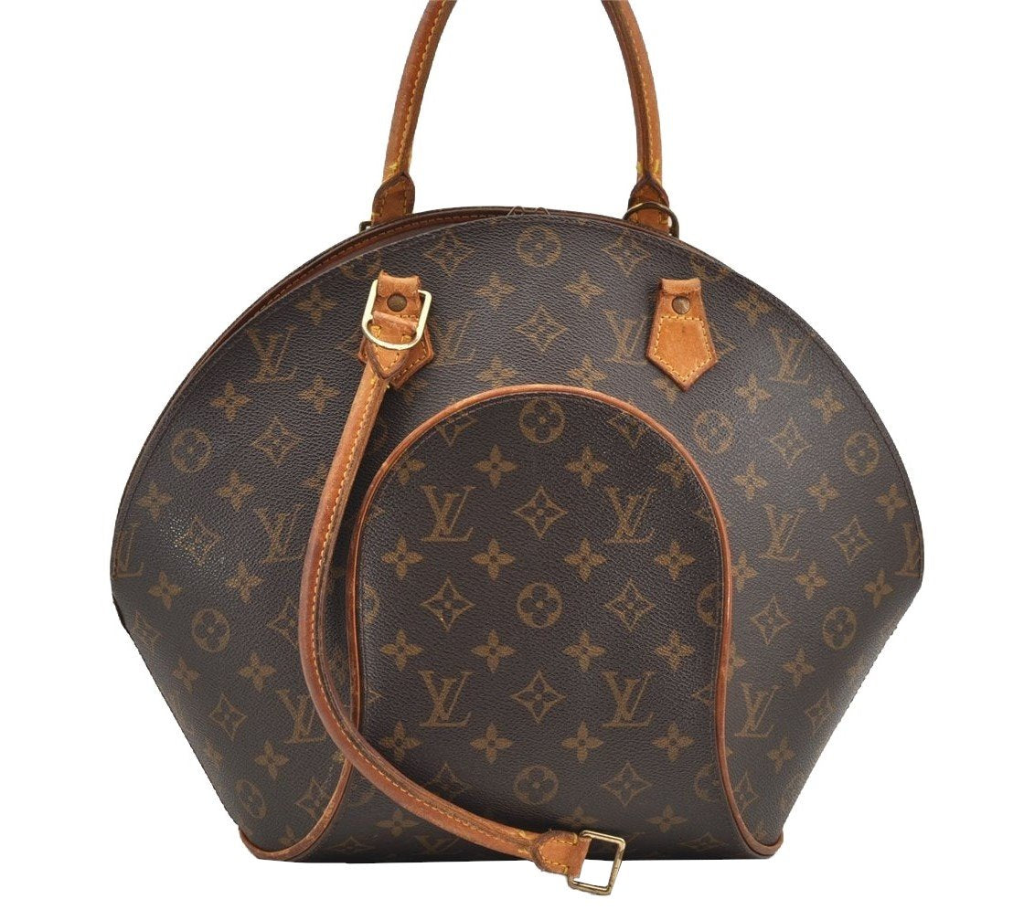Authentic Louis Vuitton Monogram Ellipse MM Hand Bag M51126 LV Junk 4420I