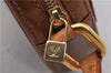 Auth Louis Vuitton Vernis Christie MM Shoulder Cross Bag Brown M91109 LV 4421E