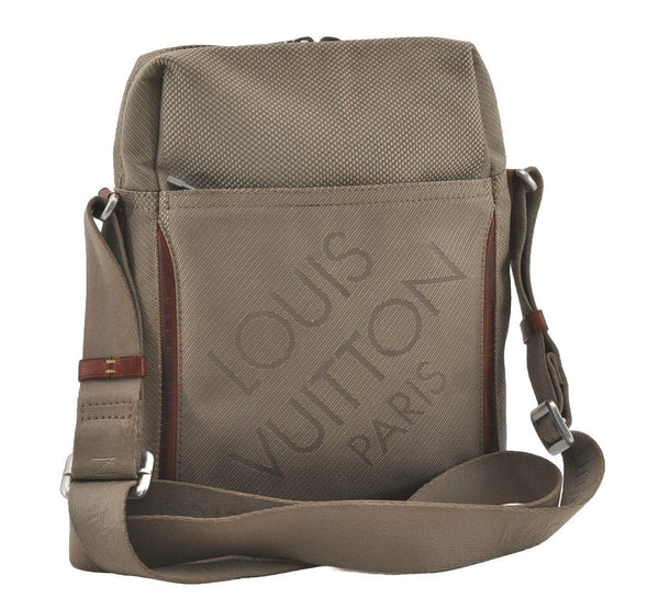 Authentic Louis Vuitton Damier Geant Citadin NM Shoulder Bag M93041 Beige 4421I