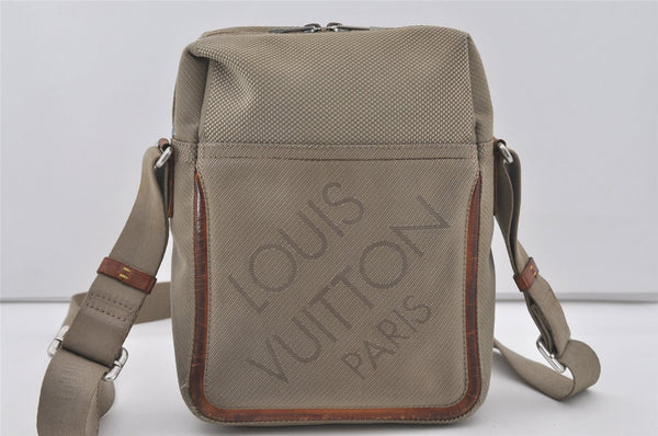 Authentic Louis Vuitton Damier Geant Citadin NM Shoulder Bag M93041 Beige 4421I