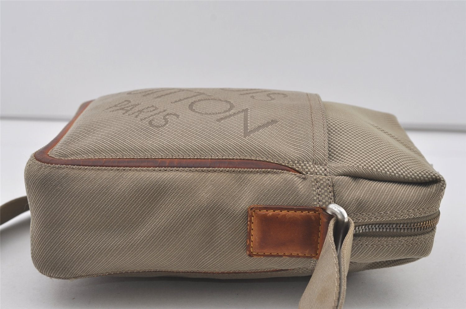 Authentic Louis Vuitton Damier Geant Citadin NM Shoulder Bag M93041 Beige 4421I