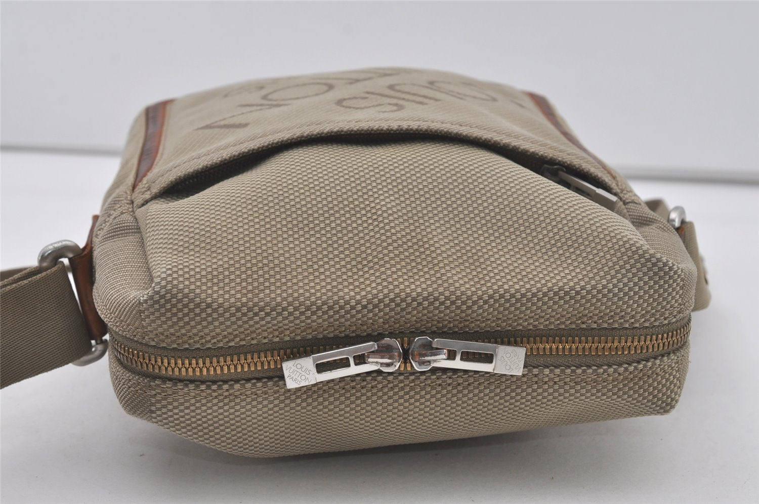 Authentic Louis Vuitton Damier Geant Citadin NM Shoulder Bag M93041 Beige 4421I