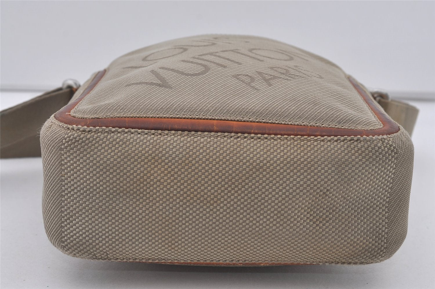 Authentic Louis Vuitton Damier Geant Citadin NM Shoulder Bag M93041 Beige 4421I