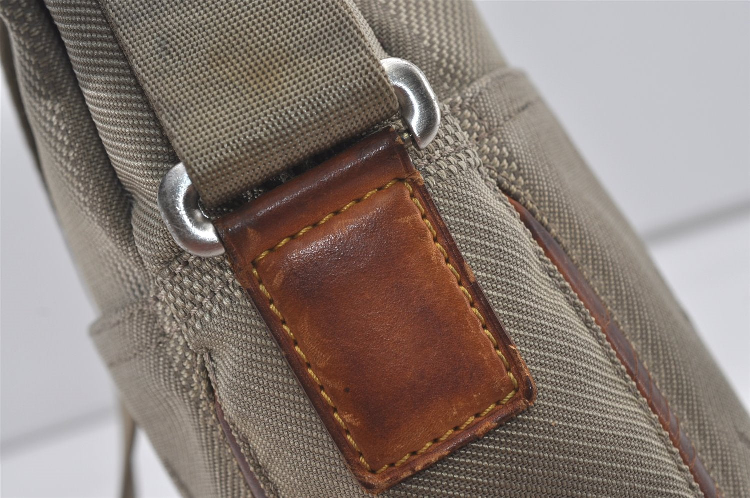 Authentic Louis Vuitton Damier Geant Citadin NM Shoulder Bag M93041 Beige 4421I