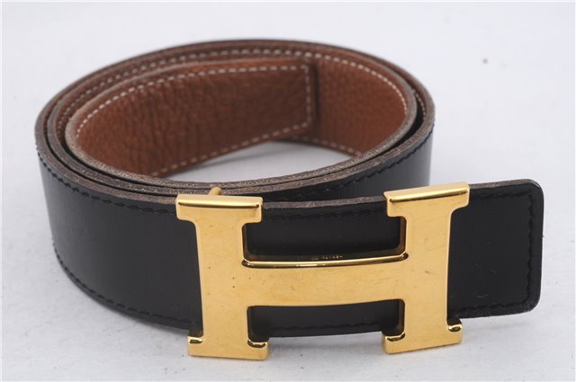 Authentic HERMES Constance Ladies Leather Belt Size 72cm 28.3