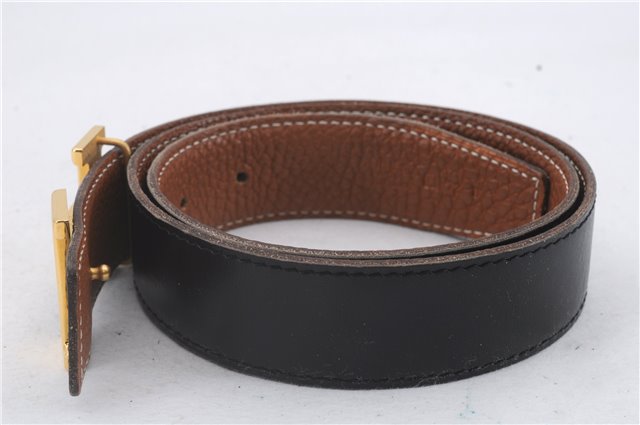 Authentic HERMES Constance Ladies Leather Belt Size 72cm 28.3