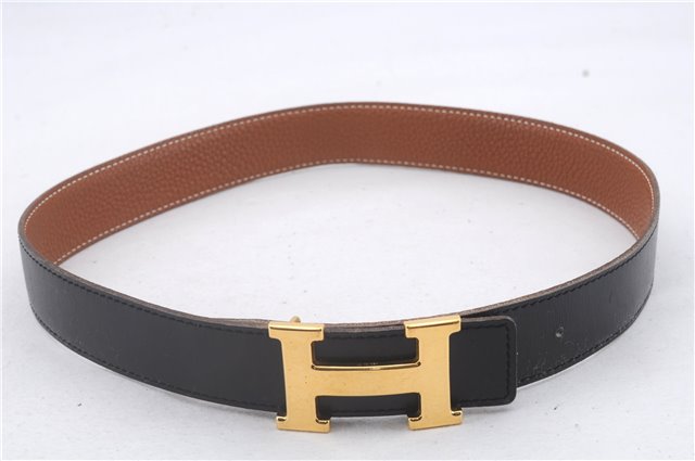 Authentic HERMES Constance Ladies Leather Belt Size 72cm 28.3