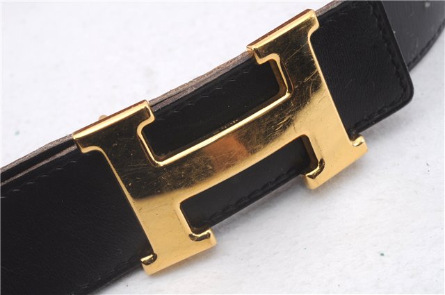 Authentic HERMES Constance Ladies Leather Belt Size 72cm 28.3