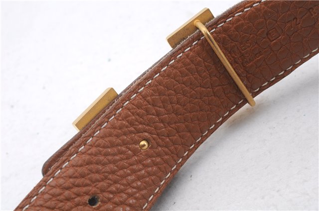 Authentic HERMES Constance Ladies Leather Belt Size 72cm 28.3