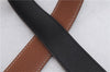 Authentic HERMES Constance Ladies Leather Belt Size 72cm 28.3" Black Brown 4422D