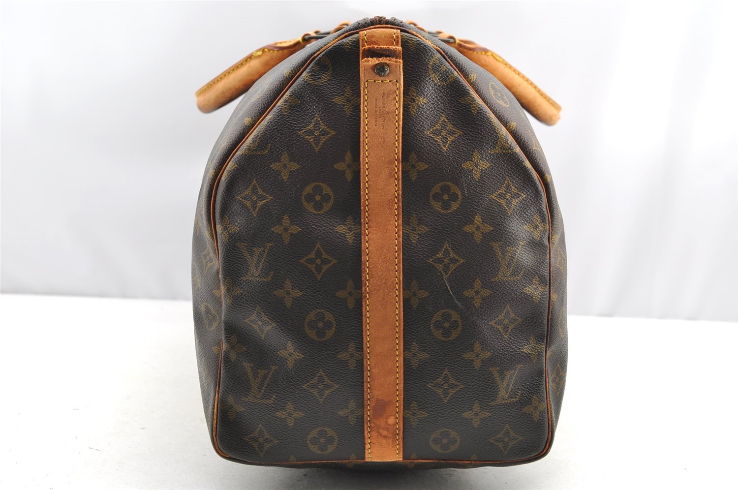 Authentic Louis Vuitton Monogram Keepall Bandouliere 50 M41416 Boston Bag 4422I