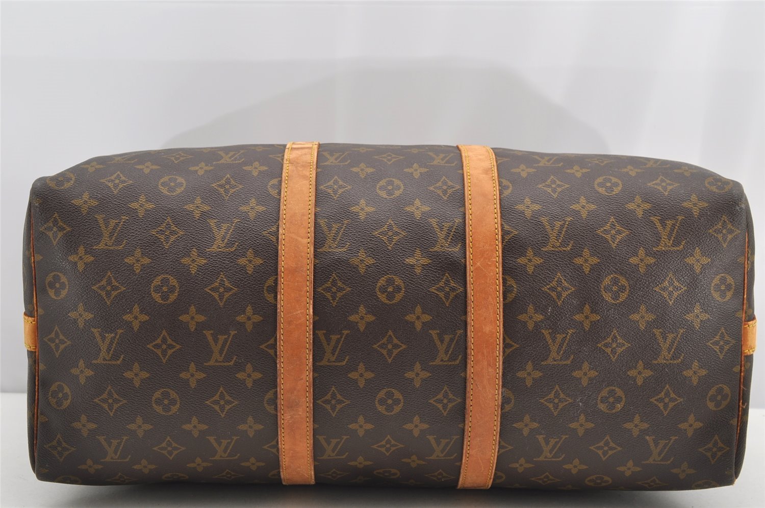 Authentic Louis Vuitton Monogram Keepall Bandouliere 50 M41416 Boston Bag 4422I