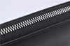 Authentic PRADA Saffiano Leather Long Wallet Purse 2ML317 Black Box 4424F