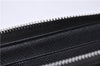 Authentic PRADA Saffiano Leather Long Wallet Purse 2ML317 Black Box 4424F