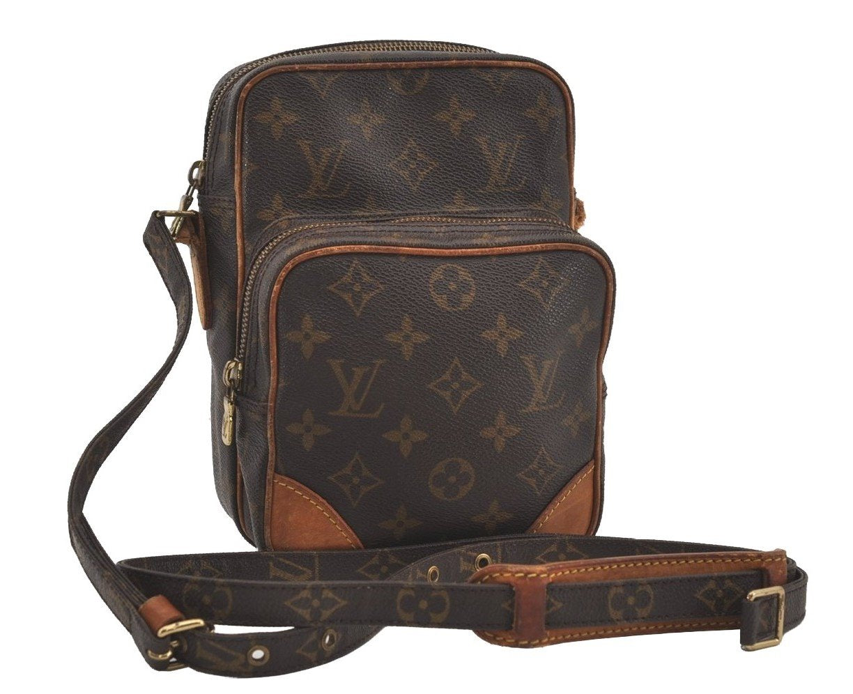 Authentic Louis Vuitton Monogram Amazone Shoulder Cross Bag M45236 Junk 4424I