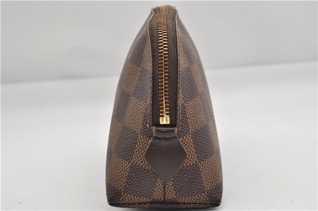 Authentic Louis Vuitton Damier Pochette Cosmetic PM Pouch N47516 LV 4425E