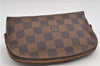 Authentic Louis Vuitton Damier Pochette Cosmetic PM Pouch N47516 LV 4425E
