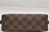 Authentic Louis Vuitton Damier Pochette Cosmetic PM Pouch N47516 LV 4425E