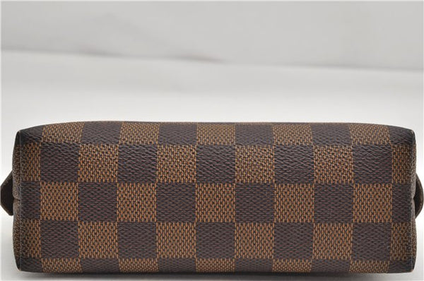 Authentic Louis Vuitton Damier Pochette Cosmetic PM Pouch N47516 LV 4425E