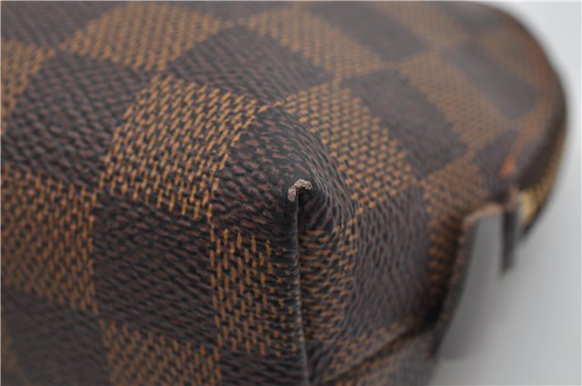 Authentic Louis Vuitton Damier Pochette Cosmetic PM Pouch N47516 LV 4425E