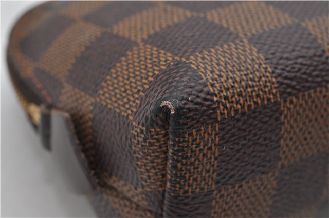 Authentic Louis Vuitton Damier Pochette Cosmetic PM Pouch N47516 LV 4425E