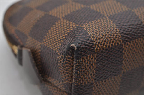 Authentic Louis Vuitton Damier Pochette Cosmetic PM Pouch N47516 LV 4425E