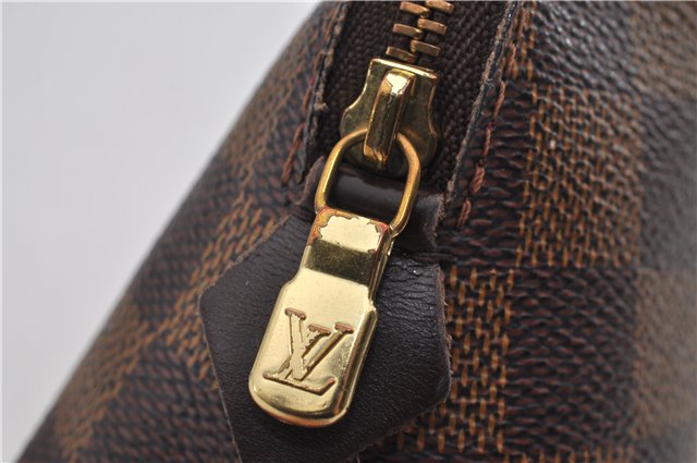 Authentic Louis Vuitton Damier Pochette Cosmetic PM Pouch N47516 LV 4425E