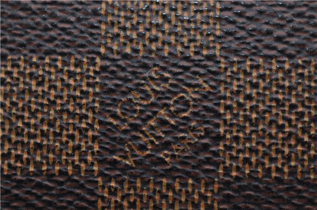 Authentic Louis Vuitton Damier Pochette Cosmetic PM Pouch N47516 LV 4425E