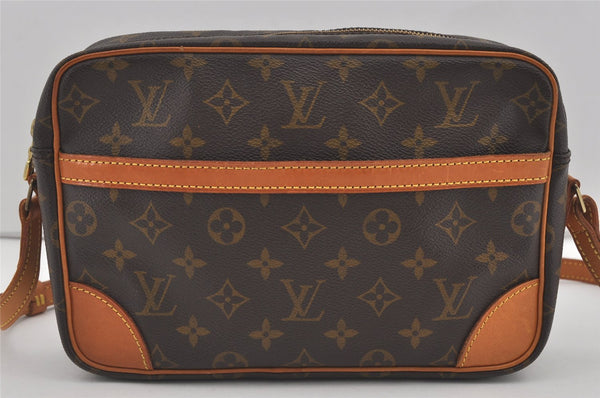 Authentic Louis Vuitton Monogram Trocadero 27 Shoulder Cross Bag M51274 LV 4425I