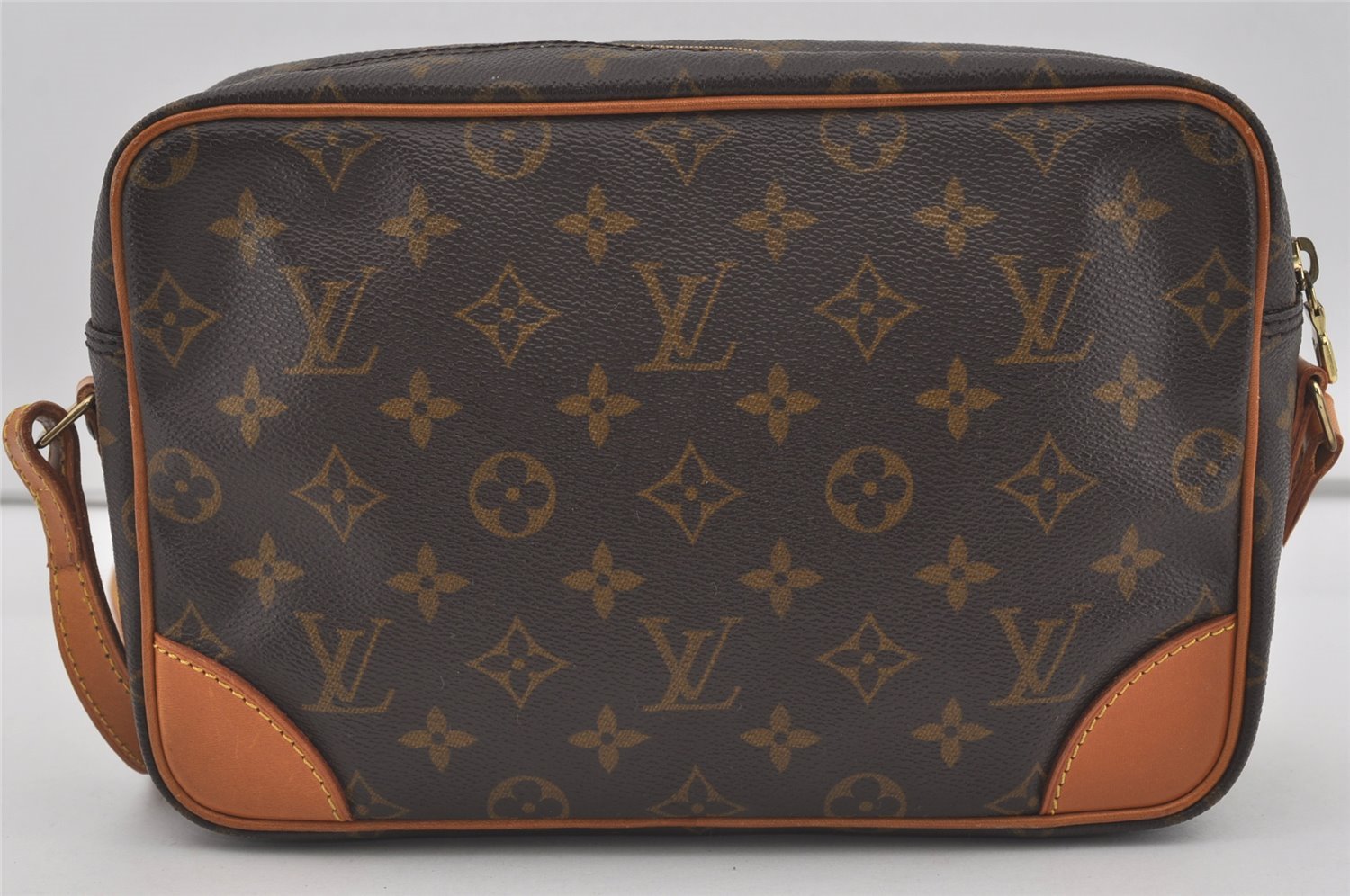 Authentic Louis Vuitton Monogram Trocadero 27 Shoulder Cross Bag M51274 LV 4425I