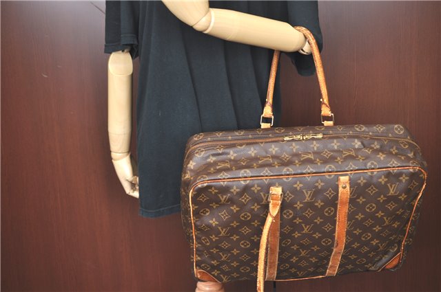 Authentic Louis Vuitton Monogram Sirius 45 Travel Hand Bag M41408 LV Junk 4426B
