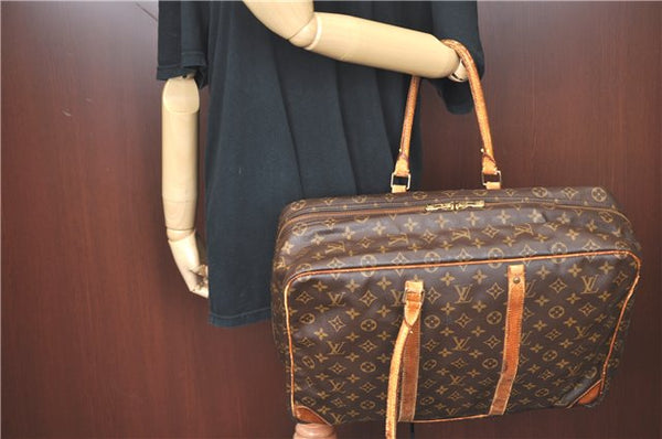 Authentic Louis Vuitton Monogram Sirius 45 Travel Hand Bag M41408 LV Junk 4426B