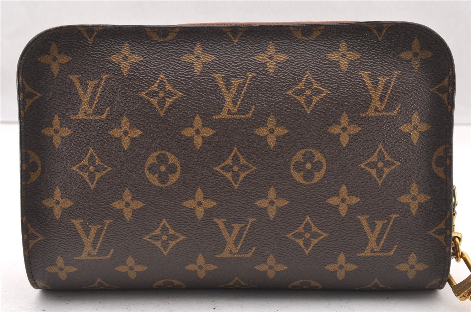 Authentic Louis Vuitton Monogram Orsay Clutch Hand Bag Purse M51790 LV 4426I