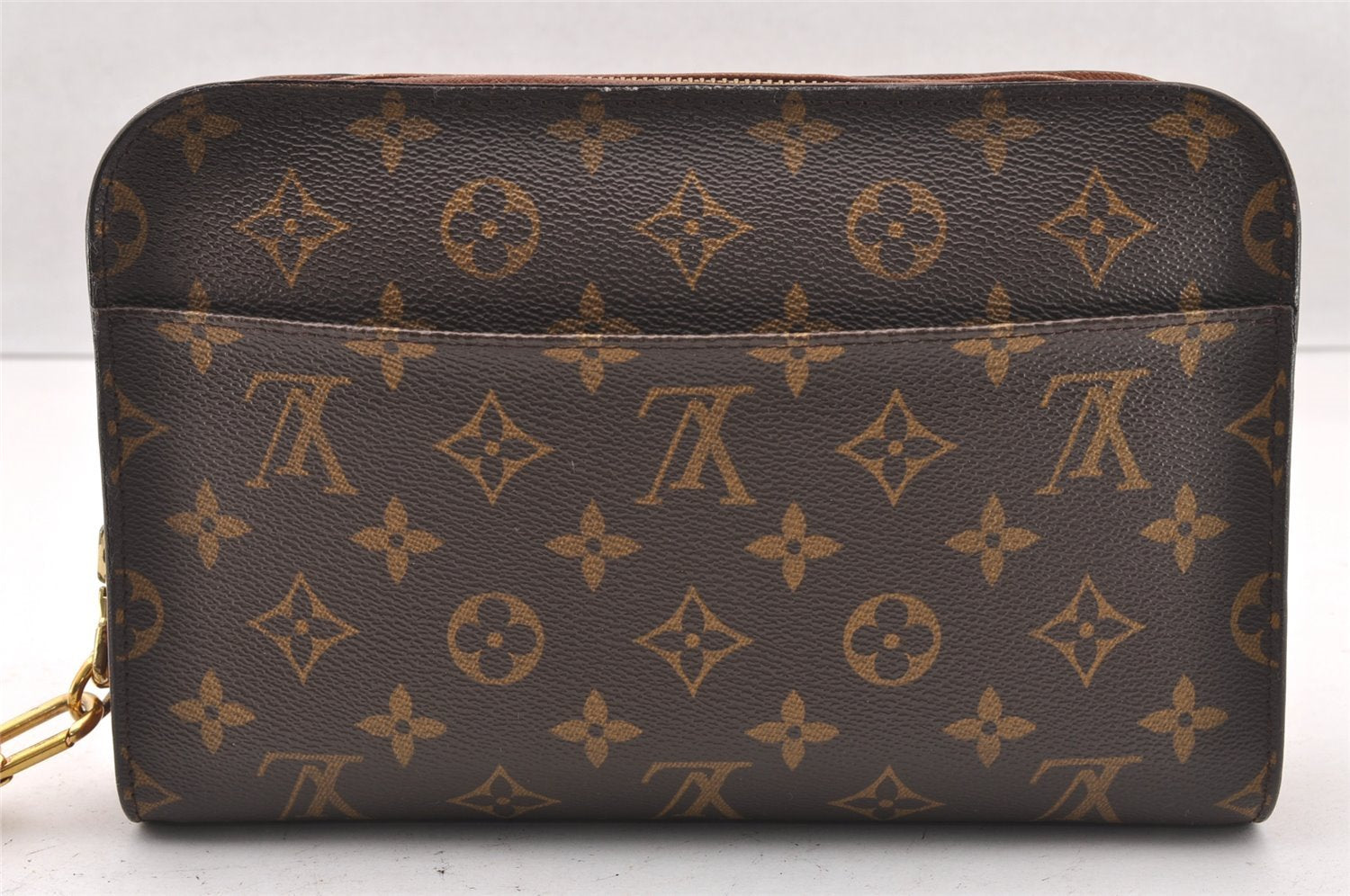 Authentic Louis Vuitton Monogram Orsay Clutch Hand Bag Purse M51790 LV 4426I