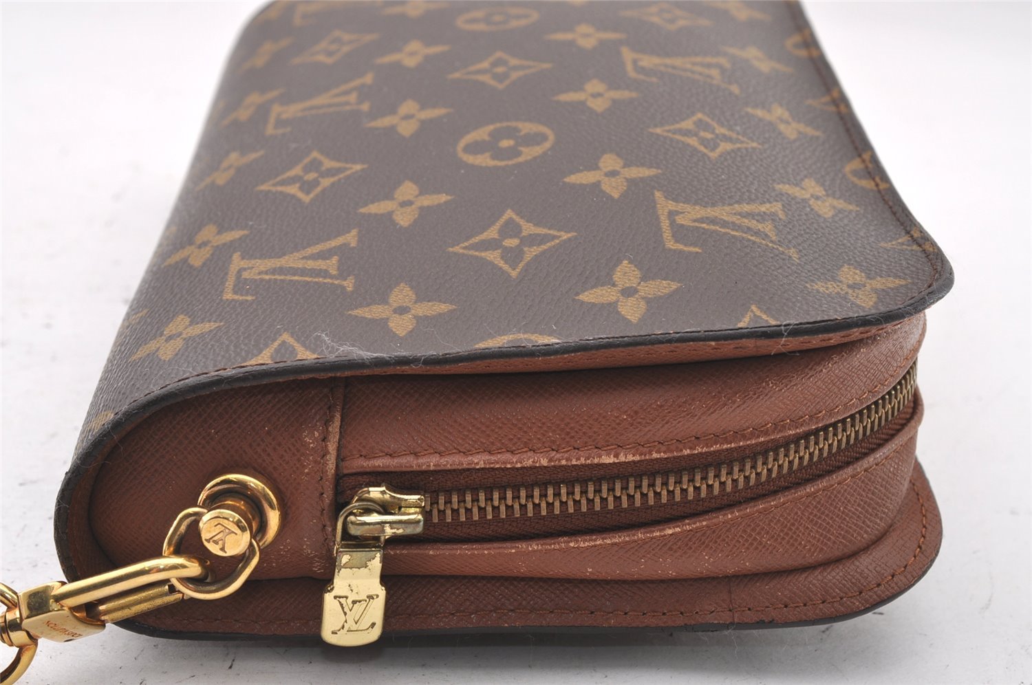 Authentic Louis Vuitton Monogram Orsay Clutch Hand Bag Purse M51790 LV 4426I
