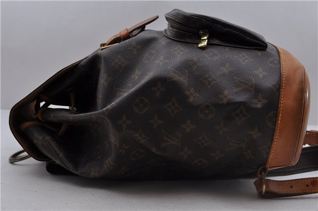 Authentic Louis Vuitton Monogram Montsouris GM Backpack M51135 LV 4427D