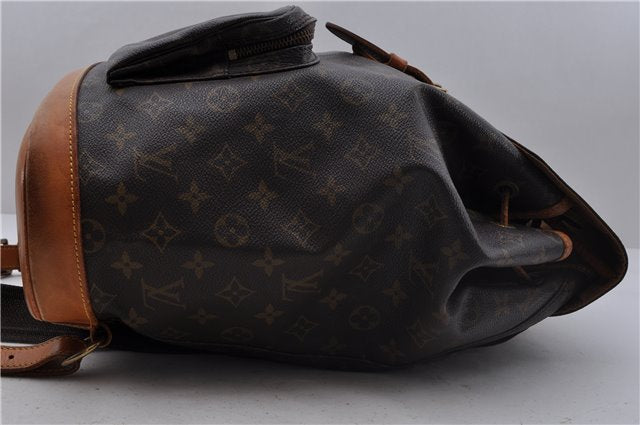 Authentic Louis Vuitton Monogram Montsouris GM Backpack M51135 LV 4427D