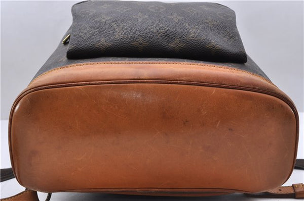 Authentic Louis Vuitton Monogram Montsouris GM Backpack M51135 LV 4427D