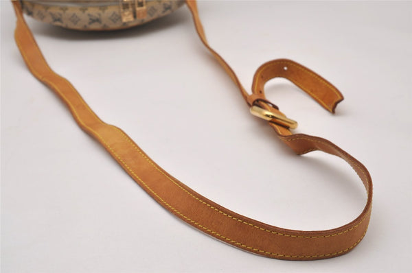 Auth Louis Vuitton Monogram Mini Jeanne GM Shoulder Bag M92000 Blue Junk 4429I