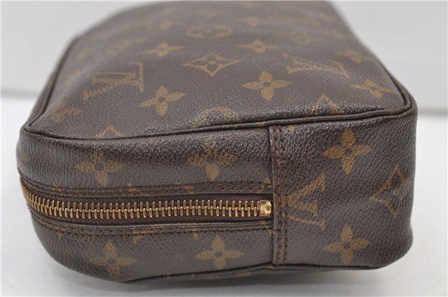 Auth Louis Vuitton Monogram Trousse Toilette 23 Clutch Hand Bag M47524 LV 4430E