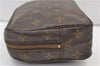 Auth Louis Vuitton Monogram Trousse Toilette 23 Clutch Hand Bag M47524 LV 4430E