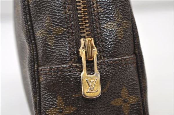 Auth Louis Vuitton Monogram Trousse Toilette 23 Clutch Hand Bag M47524 LV 4430E