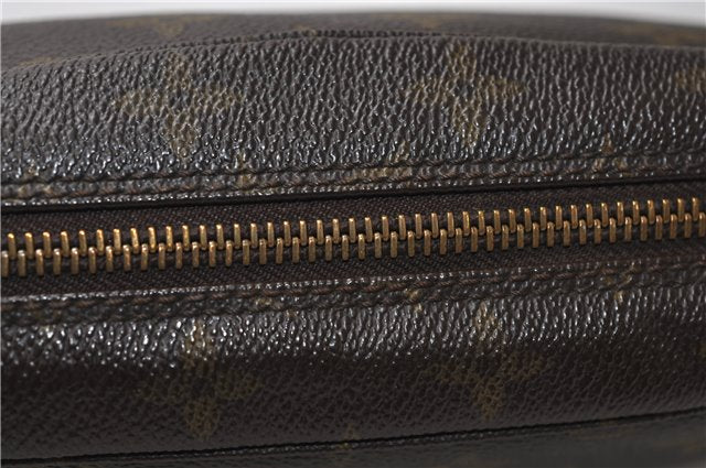 Auth Louis Vuitton Monogram Trousse Toilette 23 Clutch Hand Bag M47524 LV 4430E