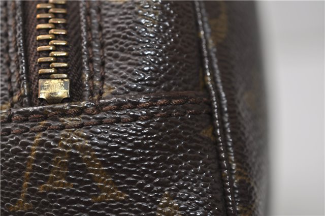 Auth Louis Vuitton Monogram Trousse Toilette 23 Clutch Hand Bag M47524 LV 4430E