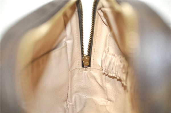 Auth Louis Vuitton Monogram Trousse Toilette 23 Clutch Hand Bag M47524 LV 4430E