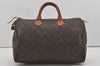 Authentic Louis Vuitton Monogram Speedy 35 Hand Boston Bag Old Model LV 4430I