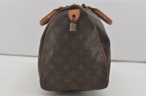 Authentic Louis Vuitton Monogram Speedy 35 Hand Boston Bag Old Model LV 4430I