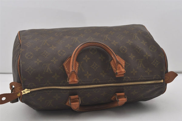 Authentic Louis Vuitton Monogram Speedy 35 Hand Boston Bag Old Model LV 4430I