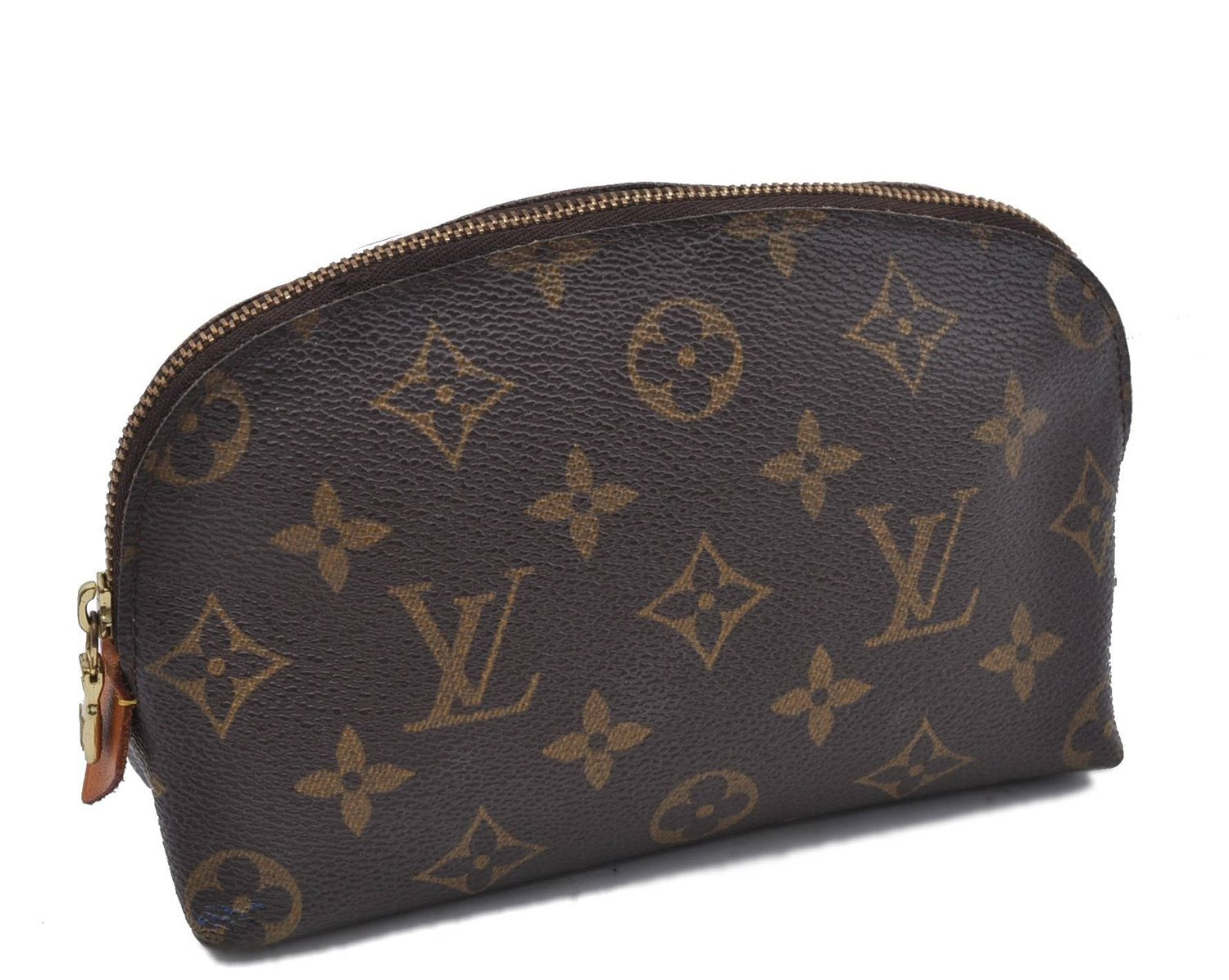 Authentic Louis Vuitton Monogram Pochette Cosmetic Pouch M47515 LV 4432D